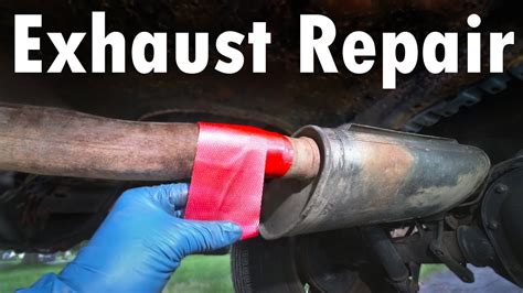 how much does it cost to fix exhaust leak|How to repair an exhaust 